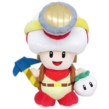 Super Mario Bros. - Standing Captain Toad 7" Plushie NEW Little Buddy 1409 