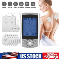 Tens Unit Muscle Stimulator Machine Pulse Massager Therapy Pain Relief 36 Modes 