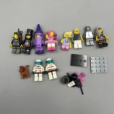 LEGO Minifigure & Accessory Lot of 10 | Tin Man, Butterfly Girl, Candy Rapper