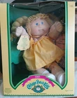 Vintage 1985 Cabbage Patch Girl Doll IN BOX #3900 Coleco Blond Pigtails