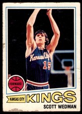 1977-78 Topps #17 Scott Wedman White Backs (Paper Loss Back)