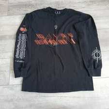 Kendrick Lamar DAMN Tour 2017 TDE Long Sleeve Shirt Black Small