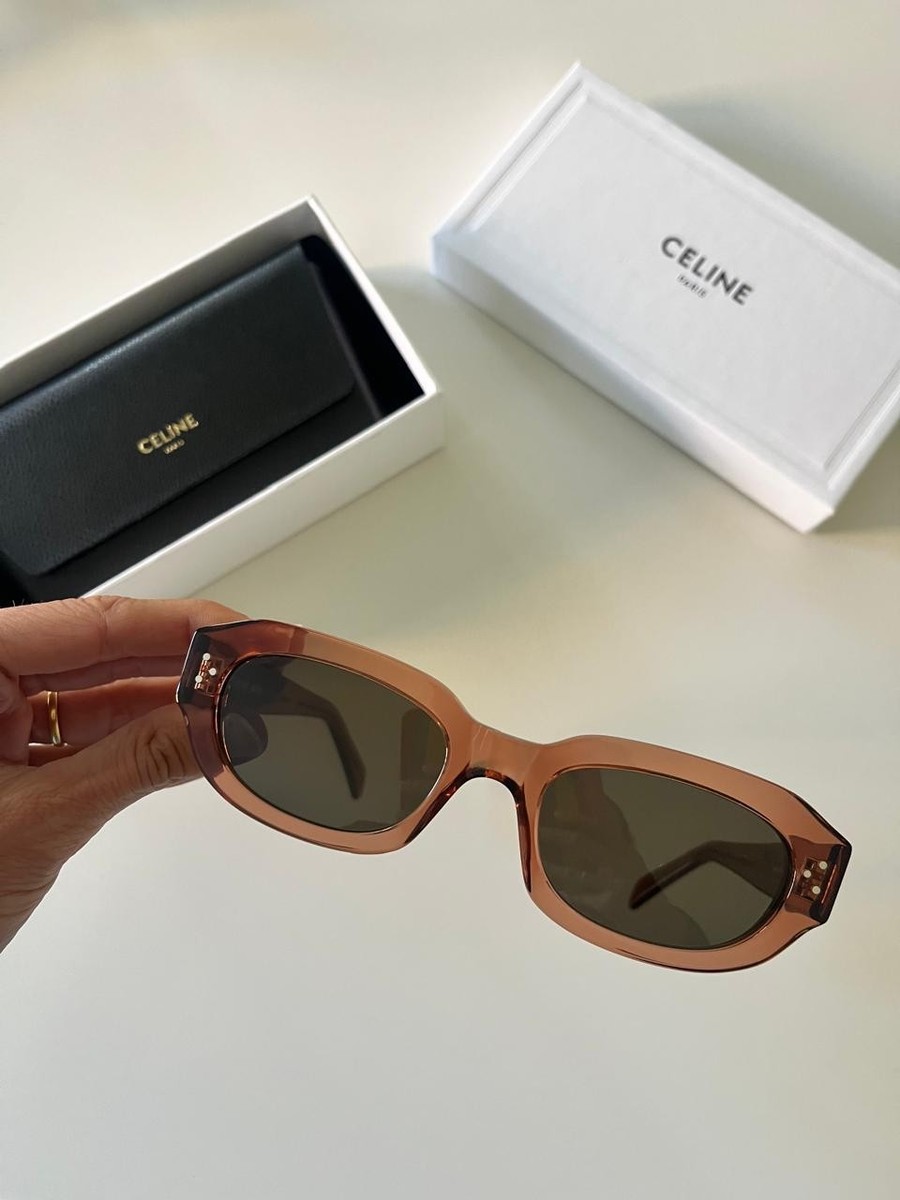 celine sunglasses women brown 3 Dots CL403141 Disco Brown 54 | eBay