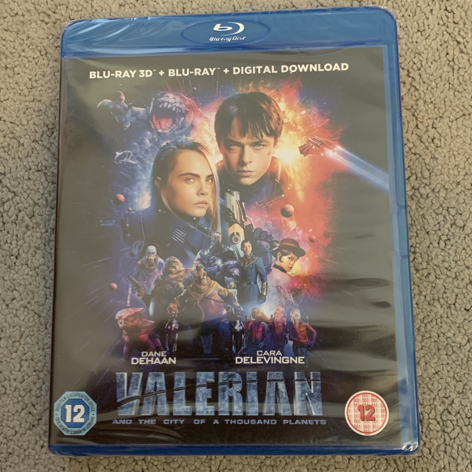 Valerian And The City Of A Thousand Planets Blu-ray 3D + Blu-ray New Sealed