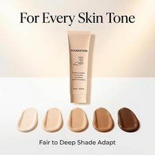Foundation SPF 50 Colour Changing 30ml Anti-Aging Makeup for Mature Skin