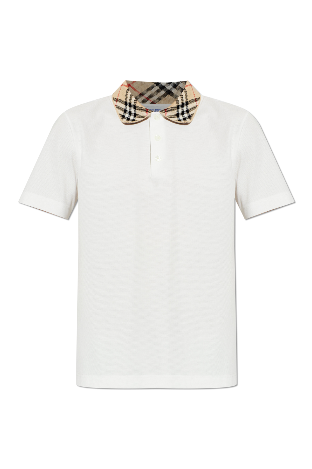 BURBERRY Eva White Cotton Polo New & Authentic