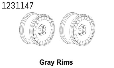 ABSIMA 2.2'' Felgen CR4.4 (2 St.) / 1231147