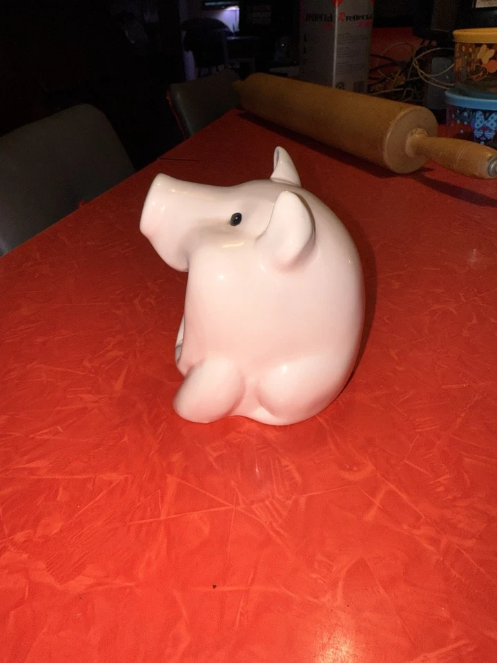 Soporte de esponja de cerámica Pink Pig Boston Warehouse Trading Corp 2002 usado Foto 4 de 4