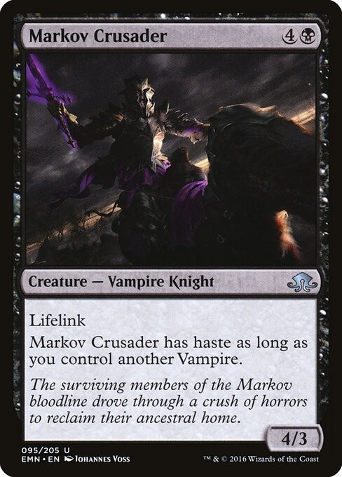 Markov Crusader NonFoil Eldritch Moon 95 NM MTG