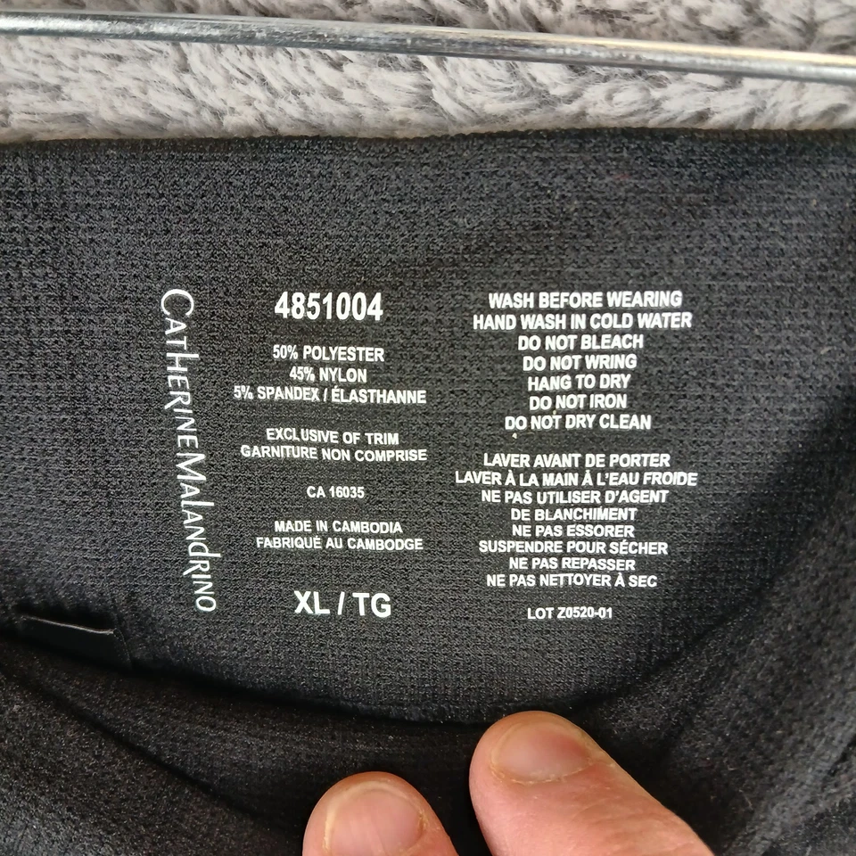 Черные леггинсы Catherine Malandrino XL CA 16035 - Изображение 2 из 4