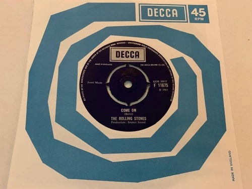 ROLLING STONES Come On / Want To Be Loved RARE 1970 BOXED Decca F11675 EXCELLENT