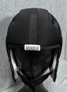 Rocksolid Size Youth Small Soft Shell Padded Black Flag Football Helmet