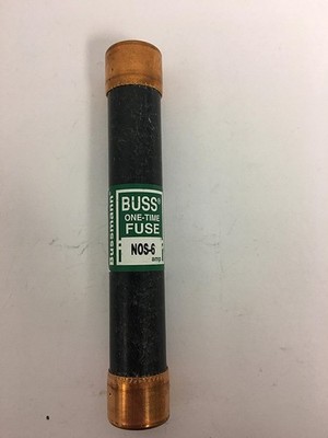 NOS-6 - 6A 1-Time Cartridge Fuse Non-Current Limiting Class K5 600V (Pack of 1)