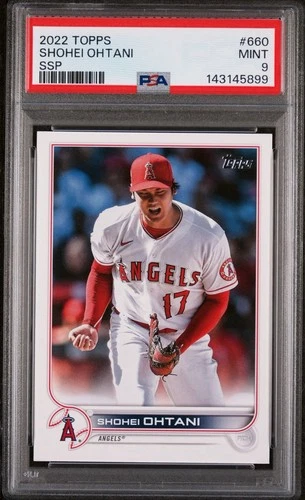 2022 Topps Series 2 Shohei Ohtani SSP Clenching Fist Variation *PSA 9