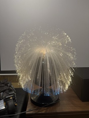 Vintage Fantasia Fiber Optic Lamp Sunburst Model 4000 Color Changing