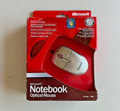 Microsoft Notebook Optical Mouse Model M20-00014 Brand NEW Factory SEALED