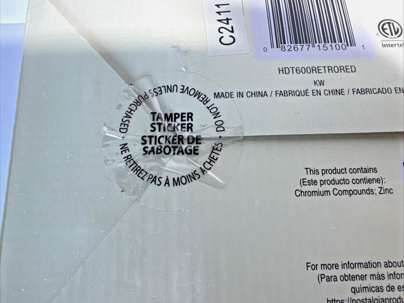 Nostalgia Retro Pop-Up Hot Dog Toaster HDT600RETRORED Red Brand New Sealed Box