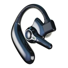 Dual-Mic AI Noise Cancelling Bluetooth Headset for Cell Phones, 10 Days Stand...