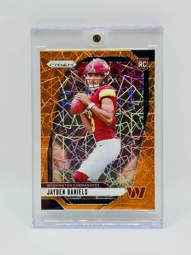 2024 Panini Prizm Rookies Jayden Daniels #347 Lazer Prizm (RC)