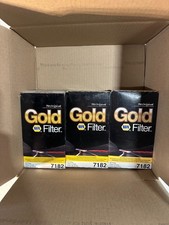 Lot Of 3 Napa Gold Oil Filter 7182 Spin-on Canister Heavy Duty Engine Protection Lot Of 3 Napa Gold Oil Filter 7182 Spin-on Canister Heavy Duty Engine Protection
