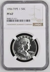 1956 Type 1 Silver Proof Franklin Half Dollar NGC PF67