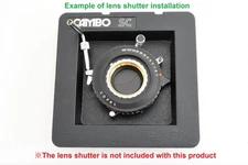 Rare Genuine Cambo 123x123mm #0 Hole Recessed Lens Board Ultima 23 35 From JAPAN