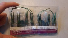 Knit Picks short interchangeable Caspian wood needle set