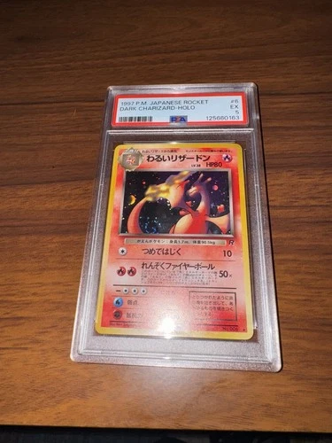 RARE HOLO Pokémon TCG Dark Charizard 1st Editio Rare PSA 5