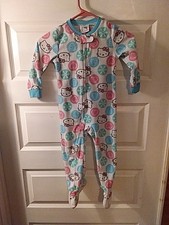 Hello Kitty Girl Footed Sleeper Pajama Size 3T
