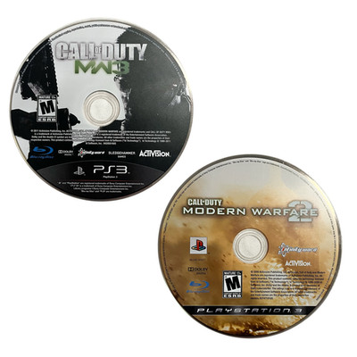 Call of Duty Modern Warfare 2 & 3 PS3 Playstation 3 Two Game Bundle Discs Only