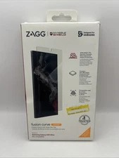 Samsung Galaxy S22 ULTRA ZAGG Invisible Shield Fusion CURVE  W/D30 NEW In BOX
