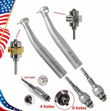YABANGBANG Dental Fiber Optic LED High Speed Handpiece / LED Quick Coupler 4H/6H