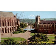 University Of Washington Seattle 1966 Edith Gardner Vintage Postcard SPY21