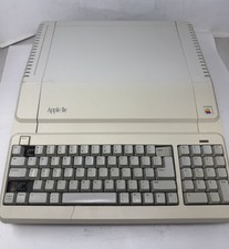 Vintage Apple IIe Platinum A2S2128 128K Computer - Powers On - Missing Keys