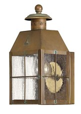 Hinkley Lighting H2376 Nantucket 1 Light 9.75" Tall Heritage - Brass