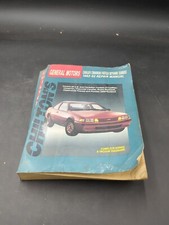 1982-1992 Cavalier Cimarron Firenza Skyhawk Sunbird Repair Shop Service Manual