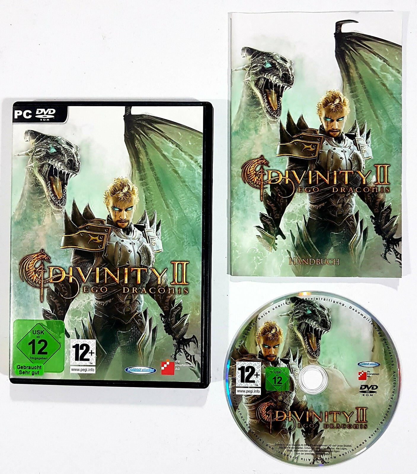 PC DVD-Rom DIVINITY II EGO DRACONIS dt. Original Box Role Playing Game/Quests...