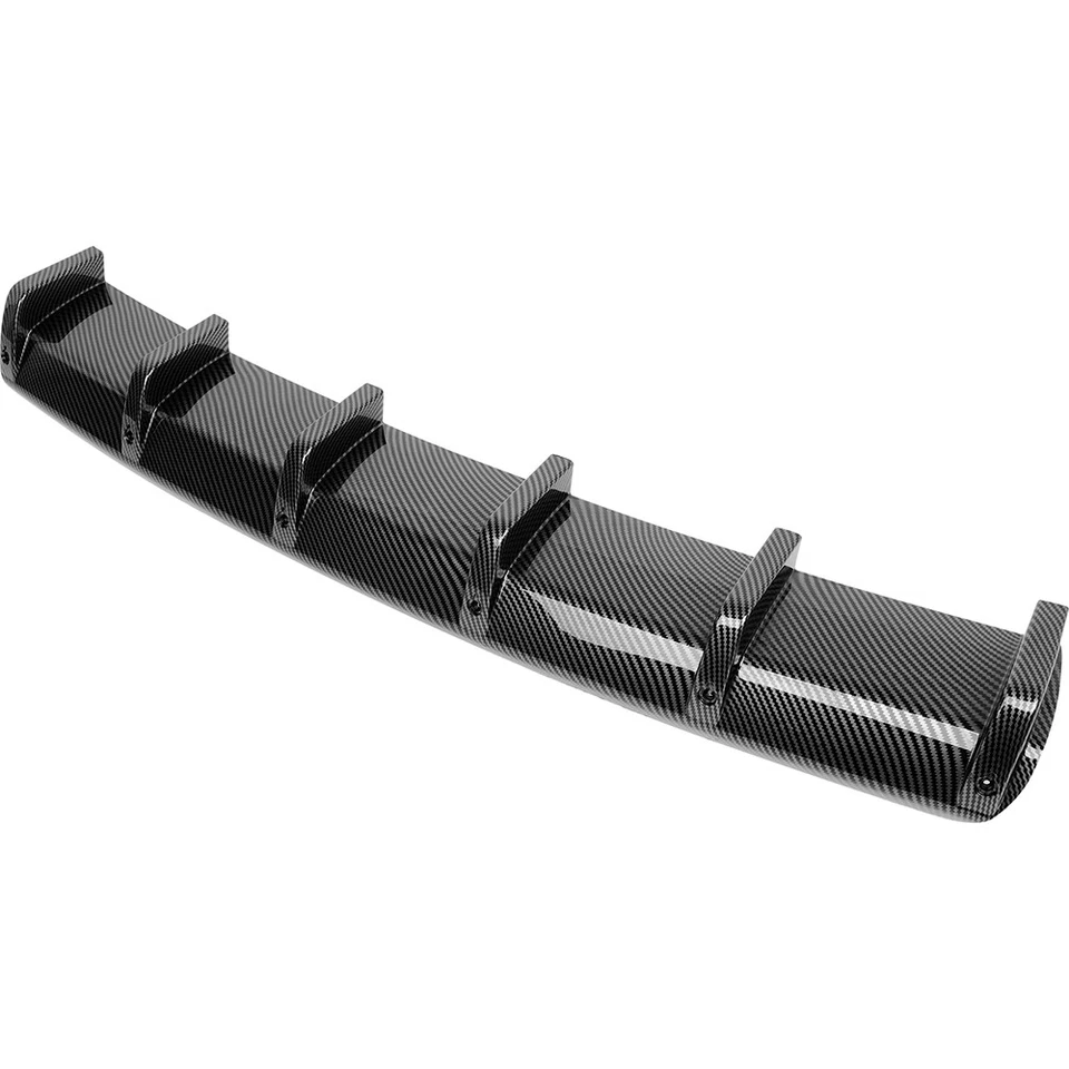 For Lexus RX300 RX350 Carbon Shark Fin Wing Rear Diffuser Bumper Spoiler Lip - Image 4 of 4