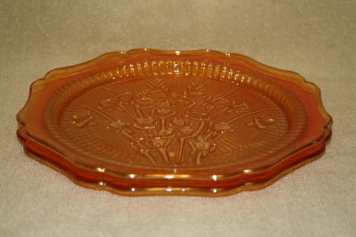 Iris iridescent Beaded Berry Bowl, Dinner Plates, Cup/Saucer, Sherbet Plates - Picture 5 of 12