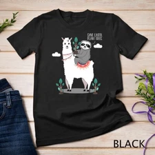 Earth-Day Shirt Llama Sloth Trees Eco Environment Gift Idea Unisex T-shirt