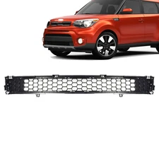Fits Kia Soul 2017 2018 2019 Front Lower Bumper Face Bar Grille Matte Black