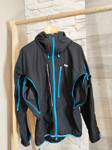 Men’s Paramo Directional Nikwax Windbreaker Jacket Waterproof Black Size Large - Picture 8 of 24