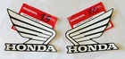 Honda GENUINE Wing Fuel Tank Decal Wings Sticker 90mm WHITE + BLACK *UK STOCK*
