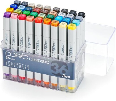 [Parallel Import] Copic Classic Markers 36-Piece Basic Set