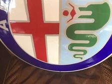 ALFA ROMEO~METAL SIGN