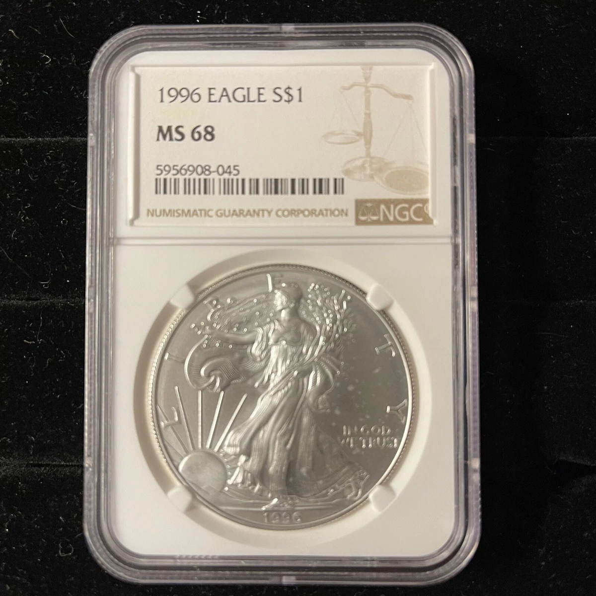 American Eagle MS 68 Graded 1996 Silver Bullion Coins for sale | eBay