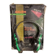 Grand Prix folding radio headphones vintage 90s -Ahp 5100