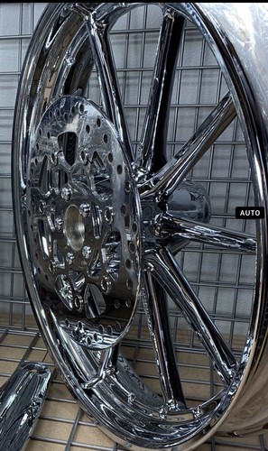 Harley Breakout Front Mag Wheel 2013-24 OEM Custom Chopper RIM CHROME OUTRIGHT - Picture 4 of 7