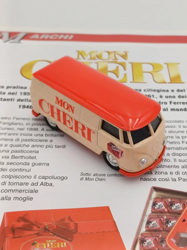 CORGI VW TRANSPORTER VAN - MON CHERI - MODELLINO 1:43 + pagine illustrate - Immagine 3 di 4