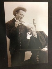 RIPRODUZIONE FOTO ALINARI FREGOLI CON MARIO NUNES VAIS 12X18 cm INIZI '900 (2) 